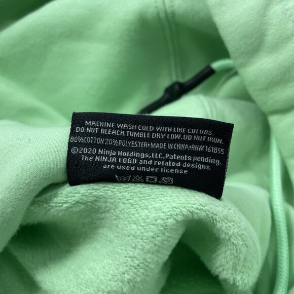 Team Ninja Hoodie Mint Green Headphones Gamer Hoodie Soldout Mens Medium - Picture 12 of 16